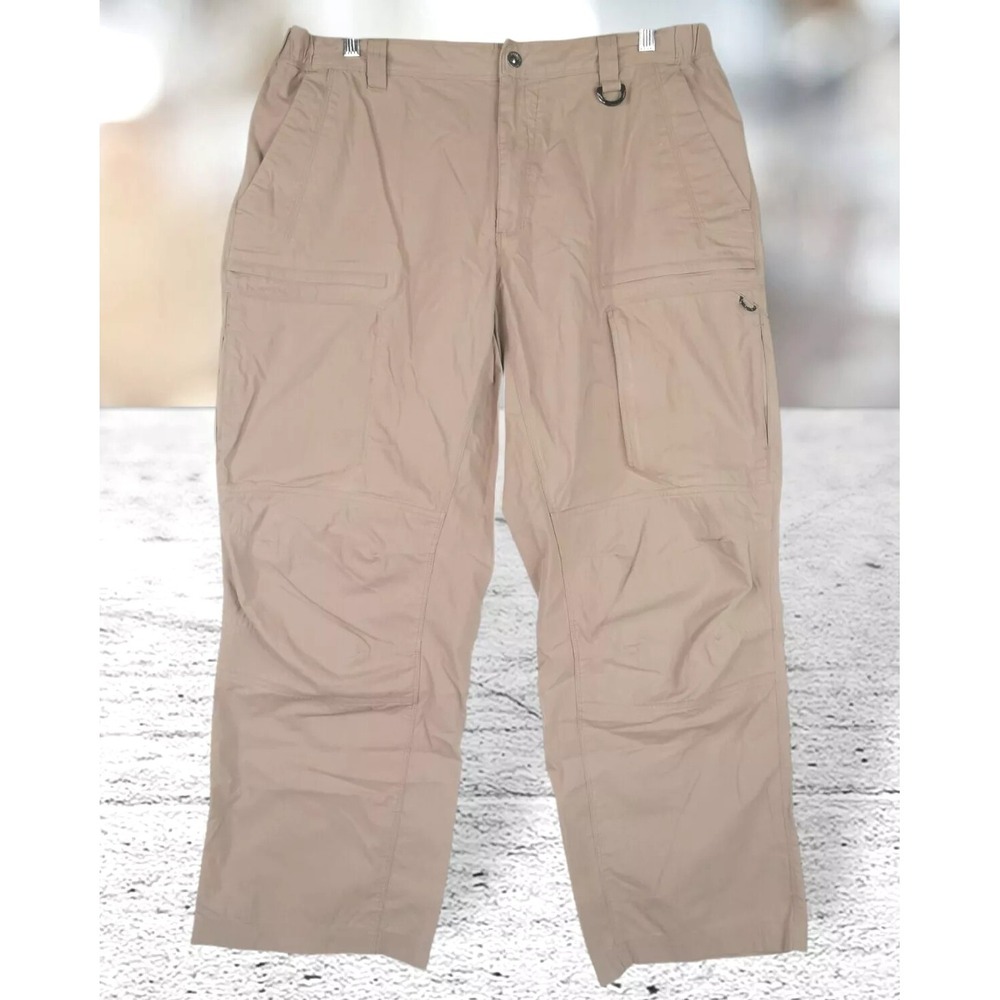 Gander Mountain Pants Mens XL/30 40x30 Guide Series Cargo Nylon Elastic Hiking